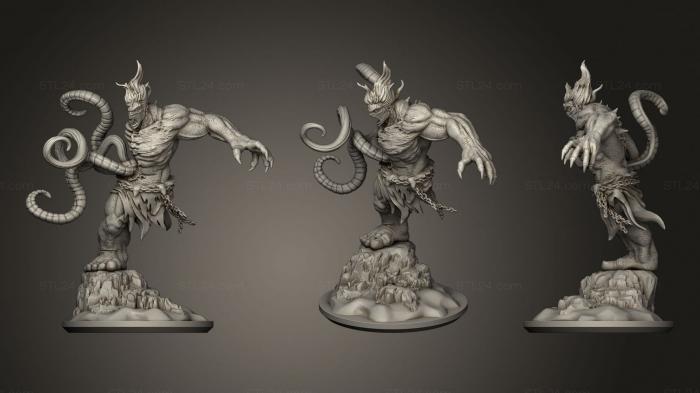 Figurines heroes, monsters and demons (Nasnas, STKM_3094) 3D models for cnc